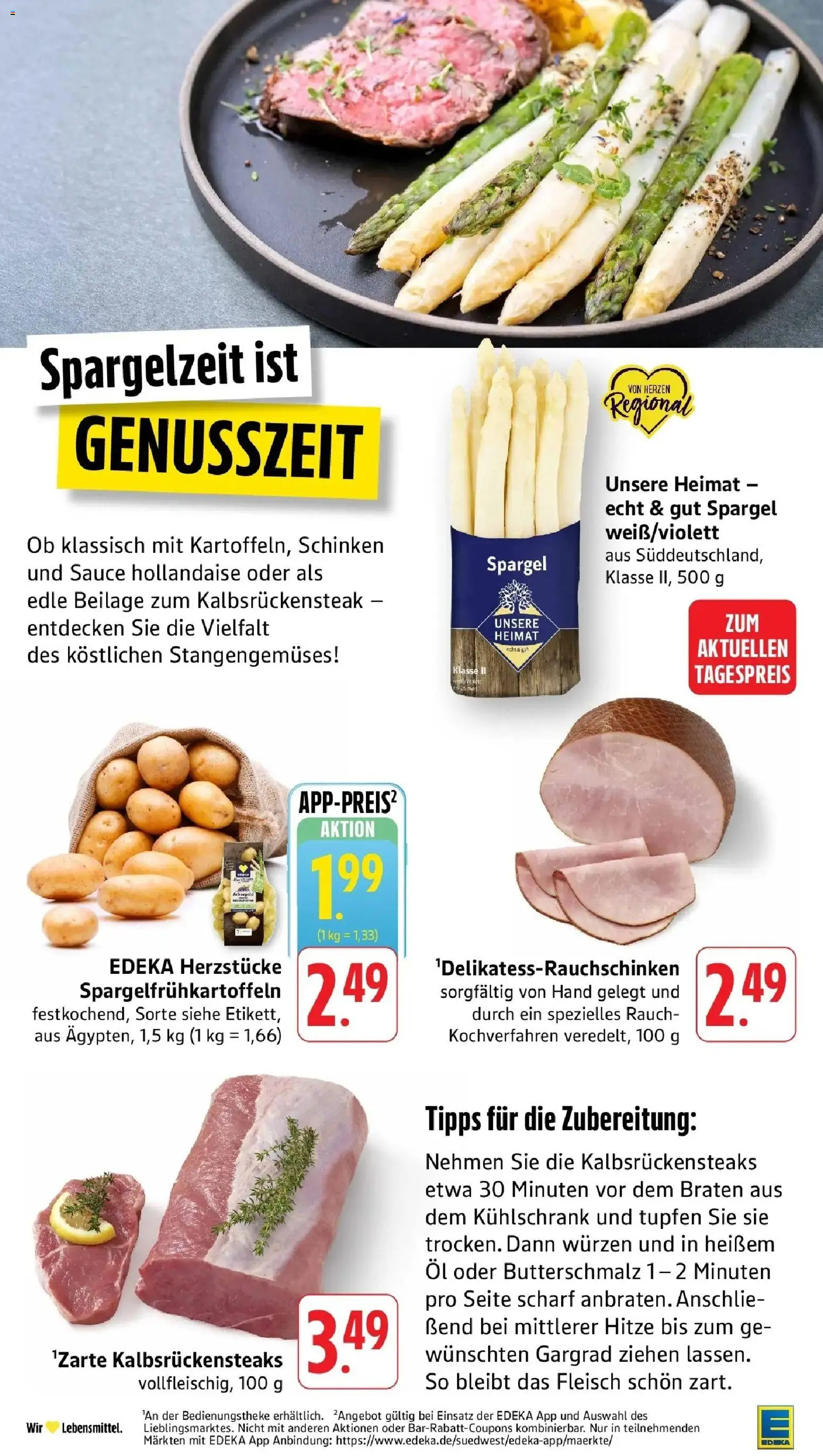 Edeka prospekt Piesport	 – gültig ab 04.05.2026 | Seite: 12 | Produkte: Butterschmalz, Kühlschrank, Schinken, Fleisch