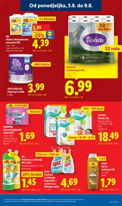 SIEMPRE Dnevni higijenski ulošci XXL, SIEMPRE Dnevni higijenski ulošci XXL, 1 kom = 0.02, Redovna cijena za 45 komada = 1.25, Normal - Pregled kataloga iz trgovine Lidl, vrijedi od 03.08.2026 | Stranica: 21