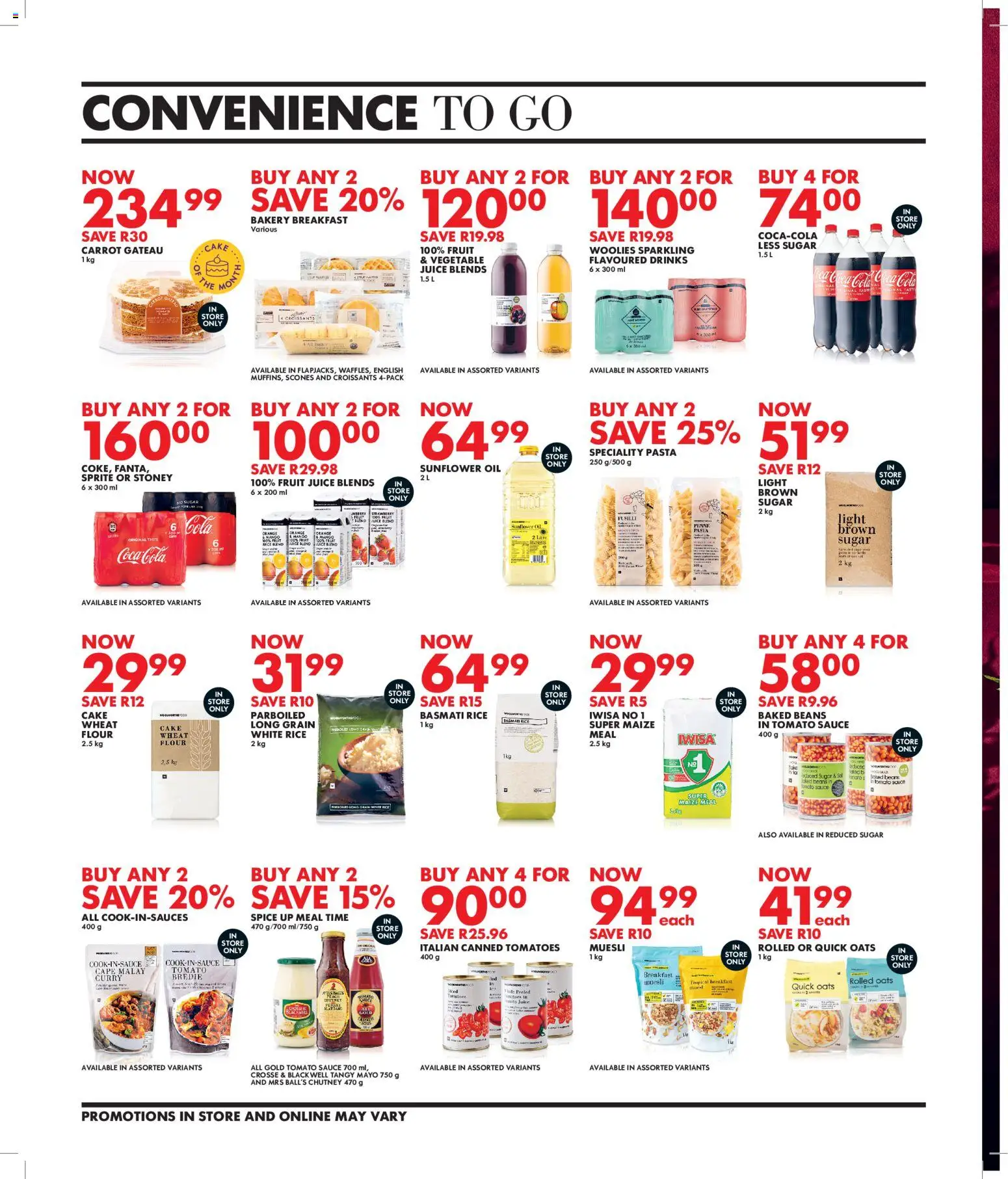 New Woolworths catalogue – valid from 04.05.2026 | Page: 4 | Products: Chutney, Bakery, Juice, Sprite