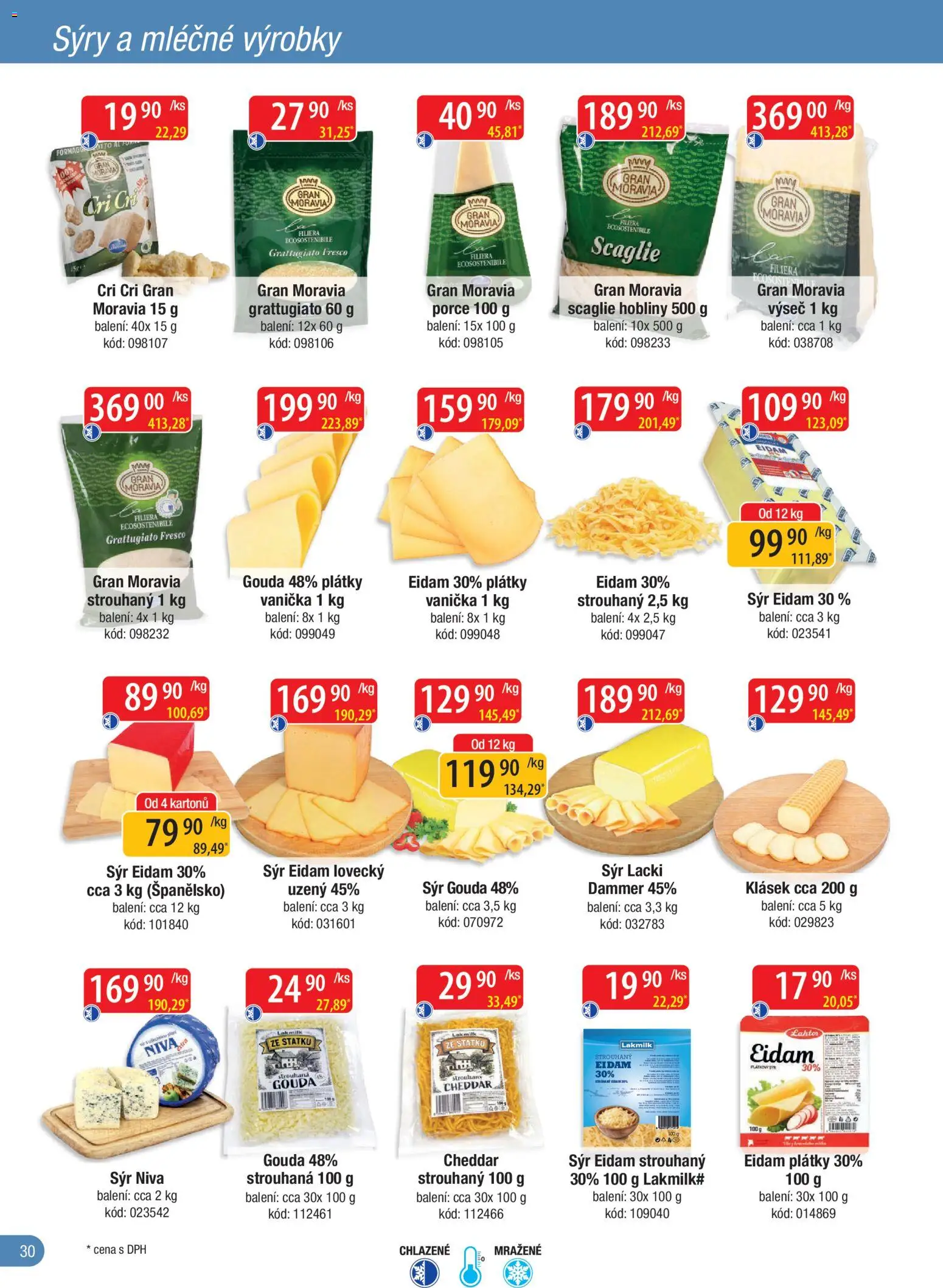 Astur & Qanto leták - Velkoobchod fresh 06/2026 od 01.06.2026 | Strana: 30 | Produkty: Sýr Gouda, Sýr, Sýry, Eidam