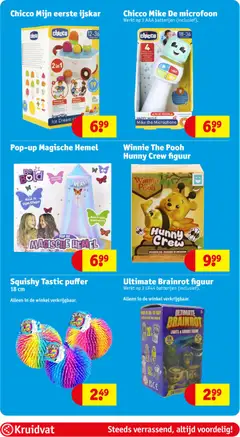 Chicco Mike De microfoon, Chicco Mike The Microphone. Works on 3 AAA batteries (incl.). - Voorbeeld van een folder van Kruidvat, geldig van 09.06.2026 | Pagina: 94 | Producten: Microfoon, Batterijen