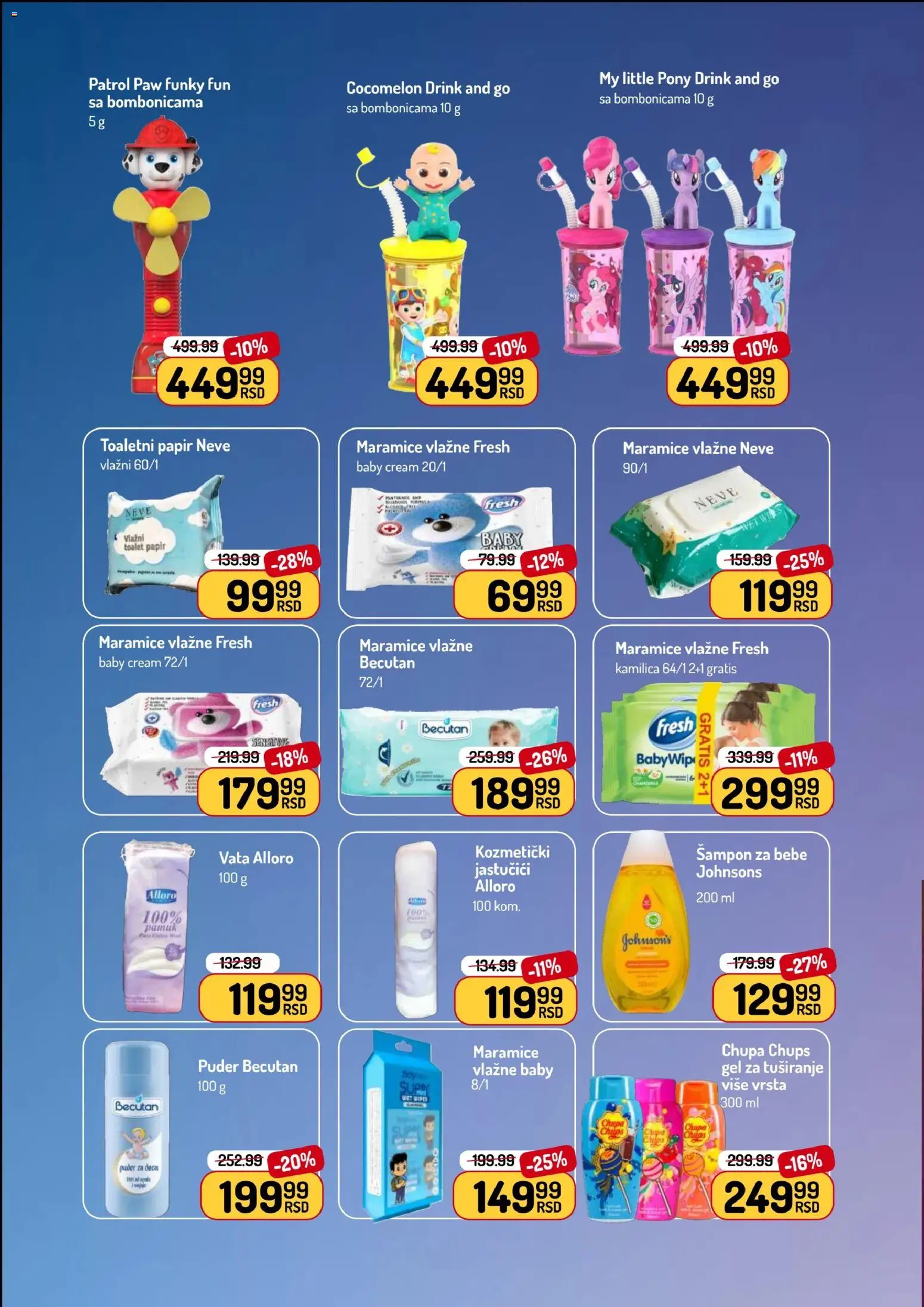 Aman katalog - važi od 20.07.2026 | Strana: 38 | Proizvode: Toalet papir, Puder, Šampon, Gel za tuširanje