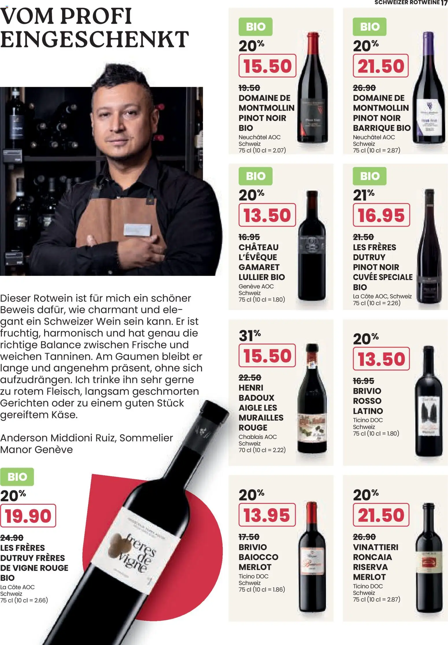 Manor aktionen Wine – gültig ab 06.09.2026 | Seite: 17