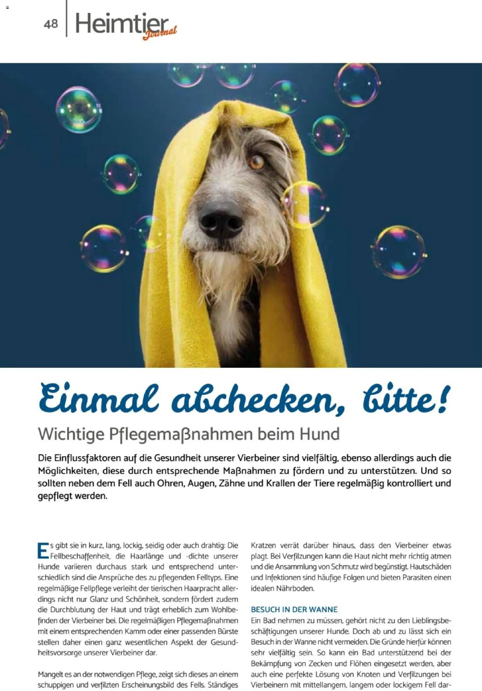 zookauf Heimtier Journal – gültig ab 01.06.2026 | Seite: 48 | Produkte: Bad, Bürste