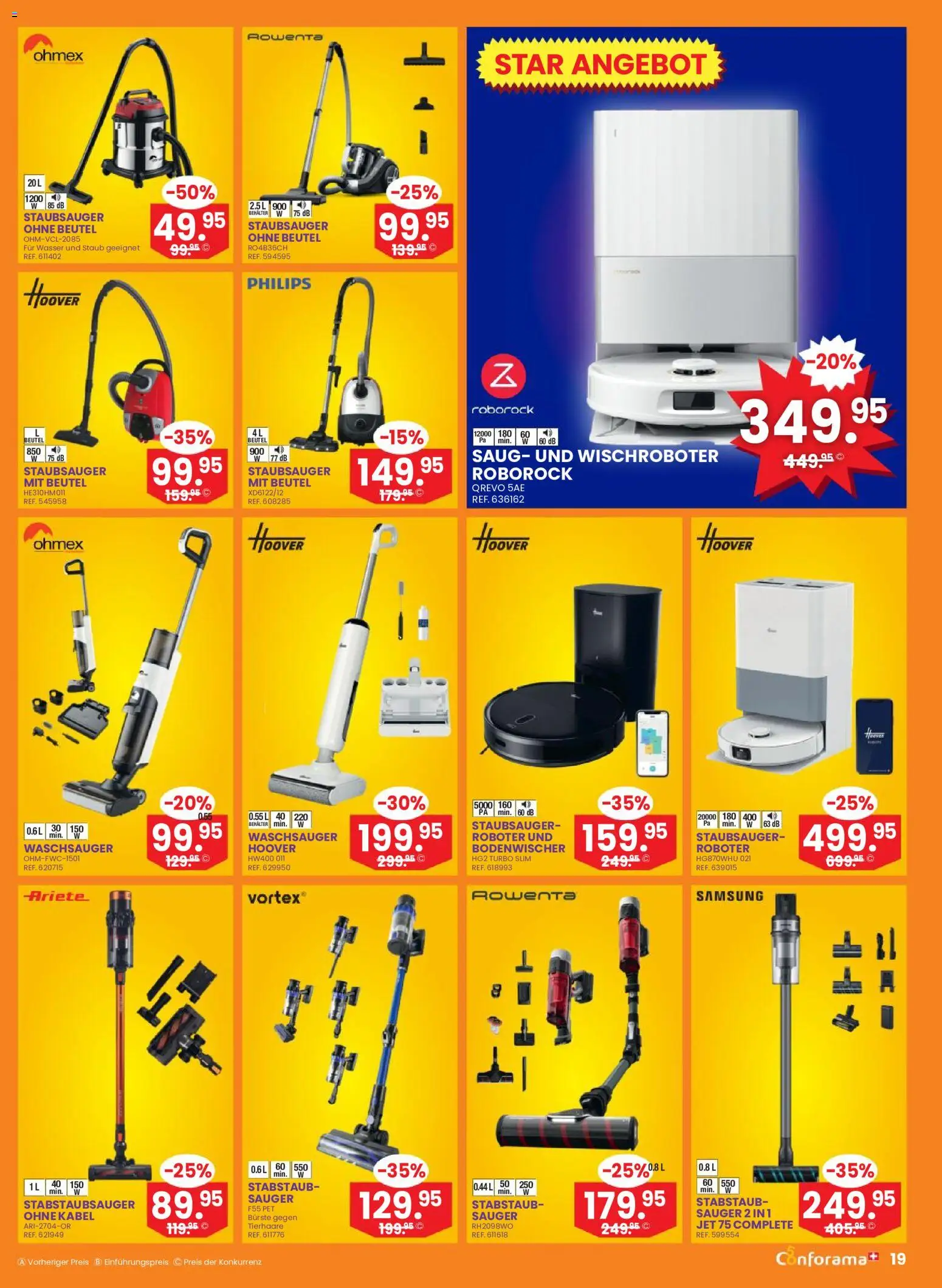 Conforama aktionen – gültig ab 30.09.2026 | Seite: 19 | Produkte: Roboter, Bürste, Wasser, Philips