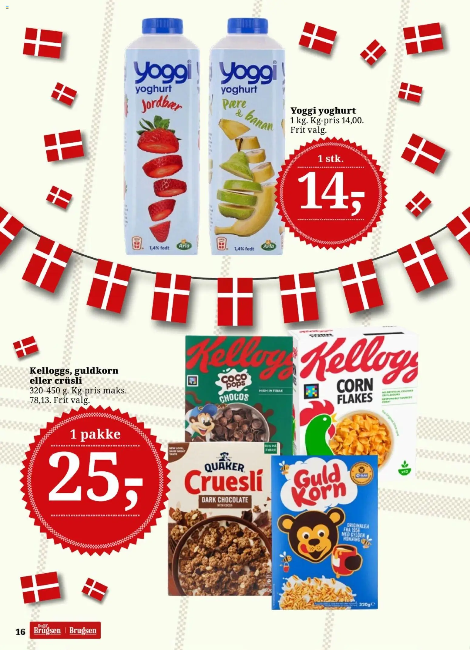 Dagli'Brugsen tilbudsavis – gyldig fra 25/09/2026 | Side: 17 | Produkter: Yoghurt, Jordbær, Korn, Mus