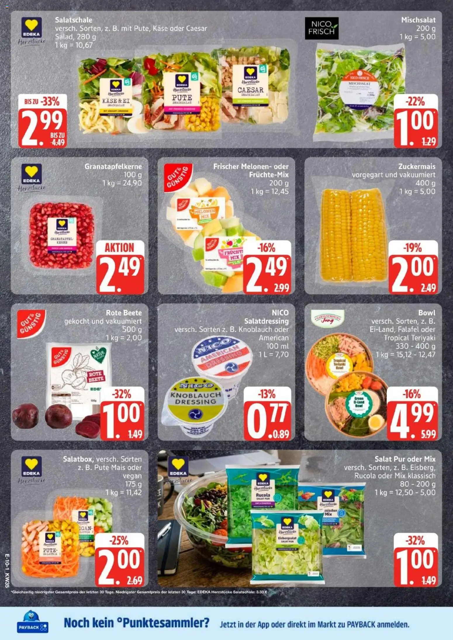 Edeka Prospekt Hamburg – gültig ab 23.08.2026 | Seite: 12 | Produkte: Granatapfel, Dressing, Rote Beete, Salat