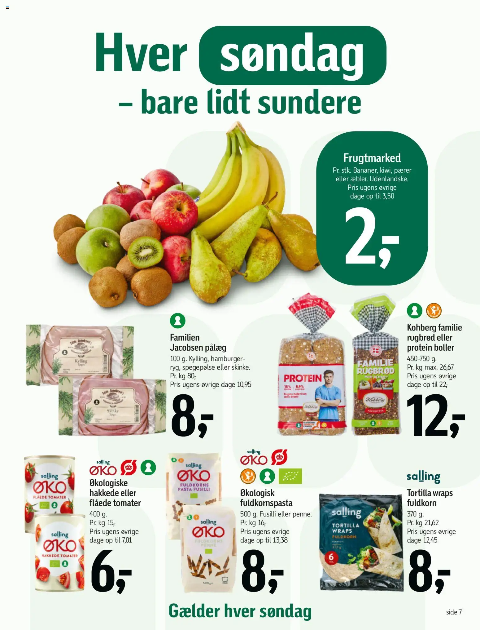 Føtex tilbudsavis – gyldig fra 29.05.2026 | Side: 7 | Produkter: Tomater, Pasta, Spegepølse, Pærer