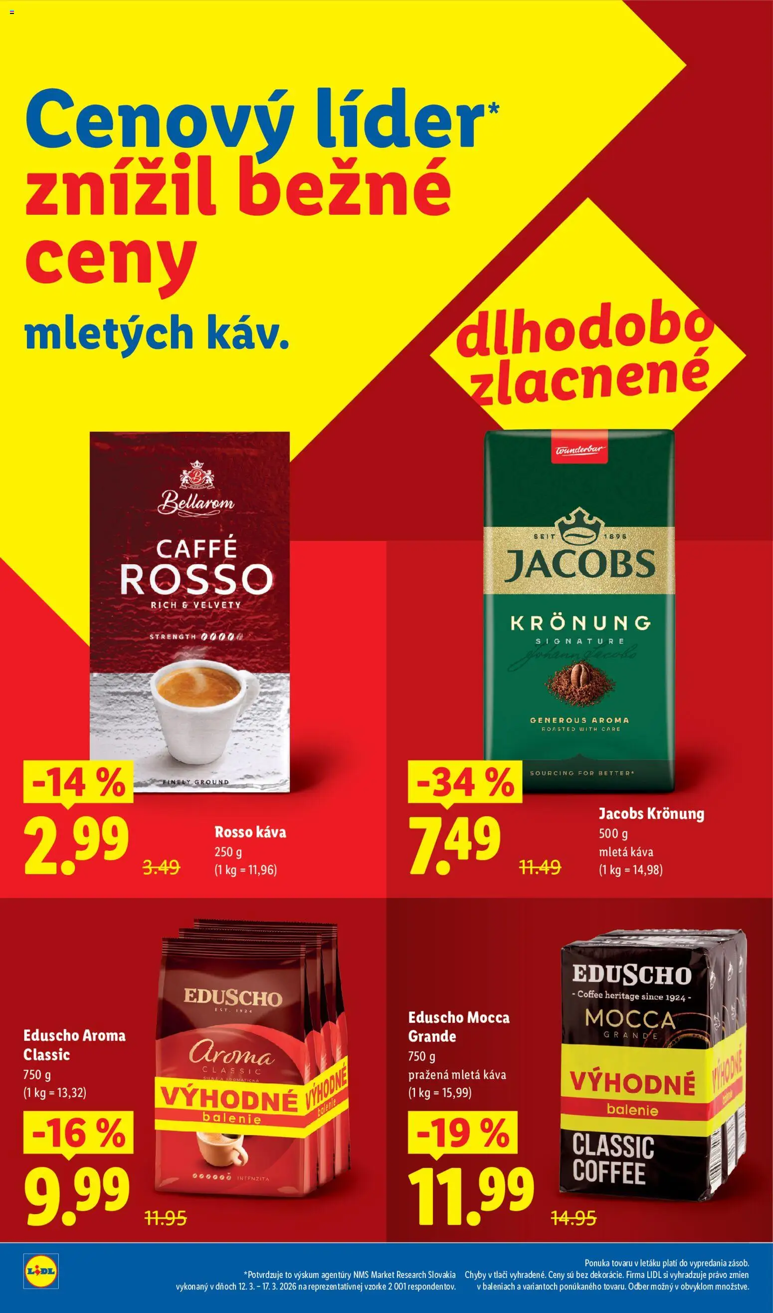Nové Lidl akcie – leták je platný od 01.06.2026 | Strana: 6 | Produkty: Káva, Jacobs Krönung