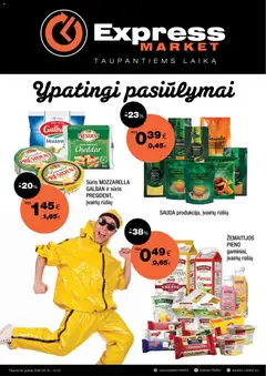 Express market leidinys galioja nuo 2026.09.13