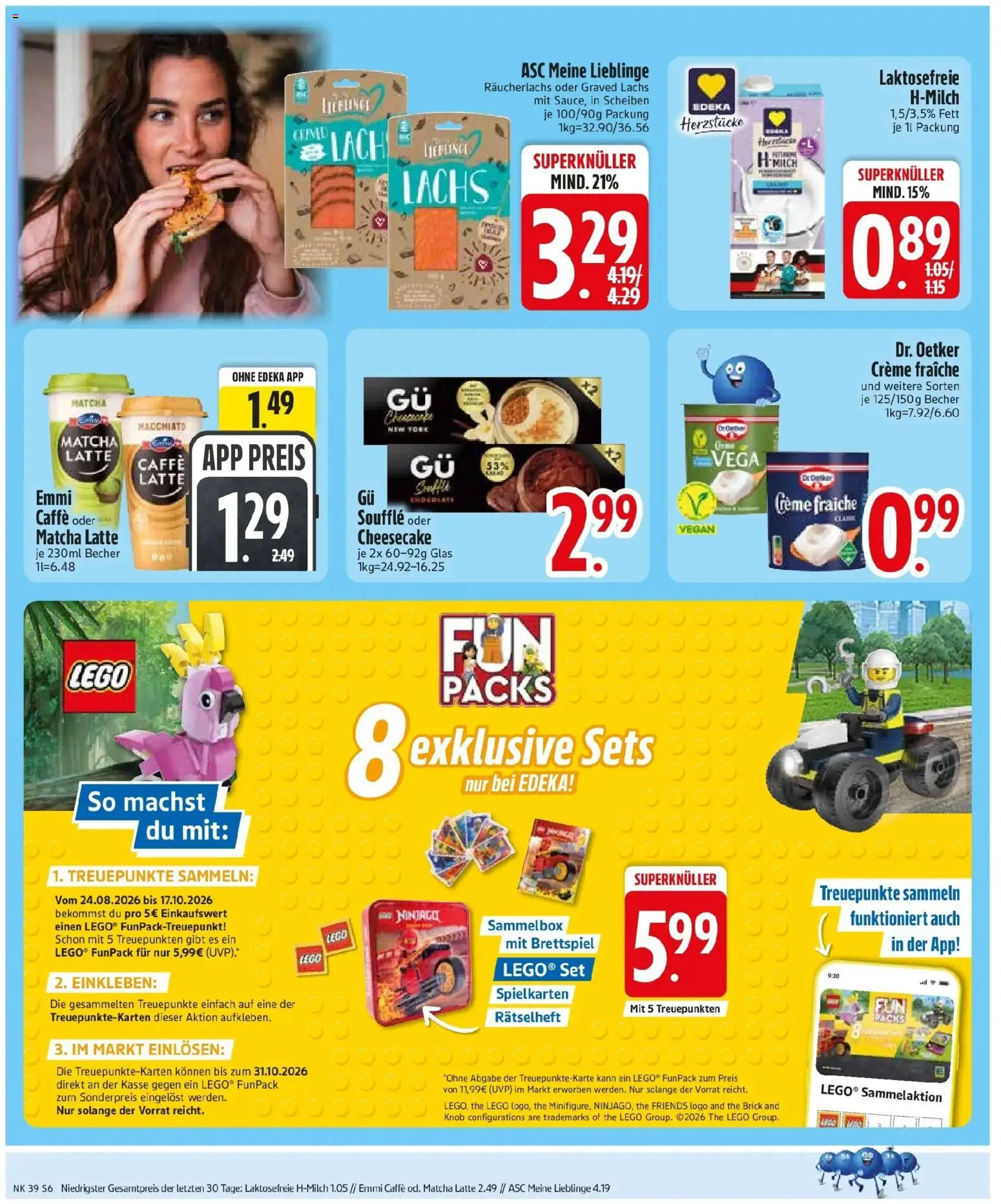 Edeka Prospekt München (ab 21.09.2026) » Angebote Online | Seite: 8 | Produkte: Creme, Lachs, Räucherlachs
