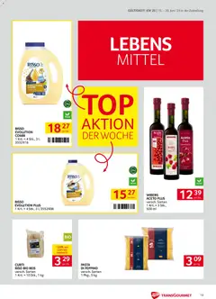 Transgourmet Zustellaktion ab 15.06.2026 gültig | Seite: 13 | Produkte: Pasta, Himbeere, Reis