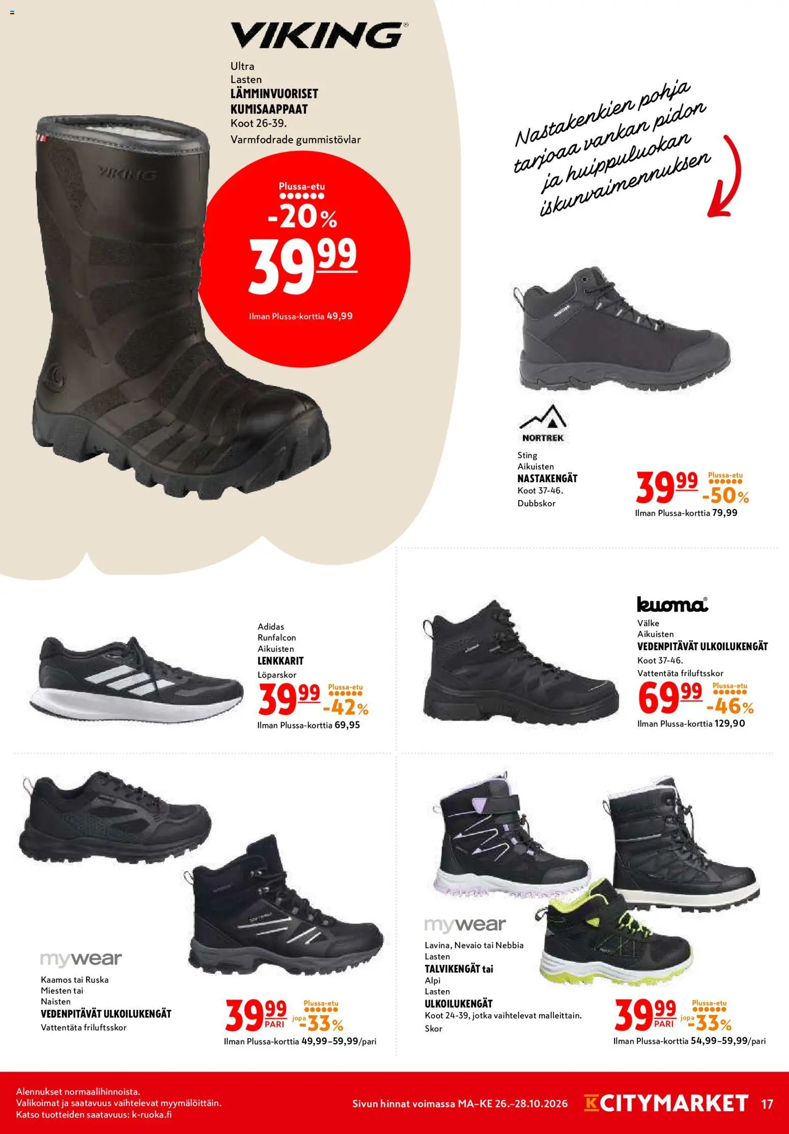 K-Citymarket tarjoukset – voimassa 26/10/2026 alkaen | Sivu: 17