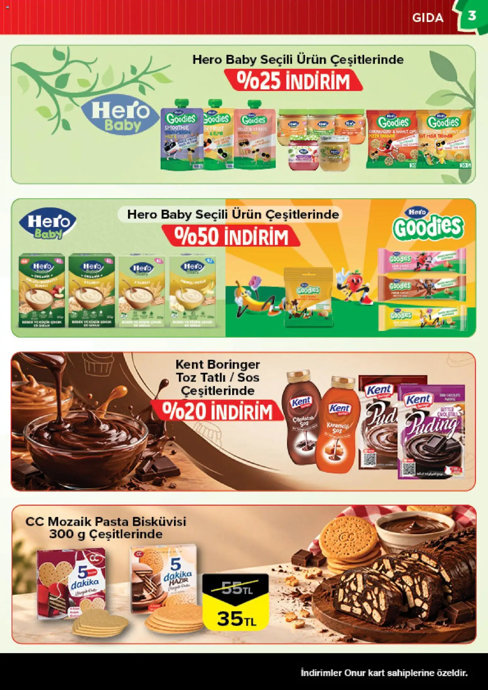 Onur Market Katalog - 29 Eylül 2026 tarihinden itibaren geçerlidir | Sayfa: 3 | Ürünler: Sos, Mozaik pasta