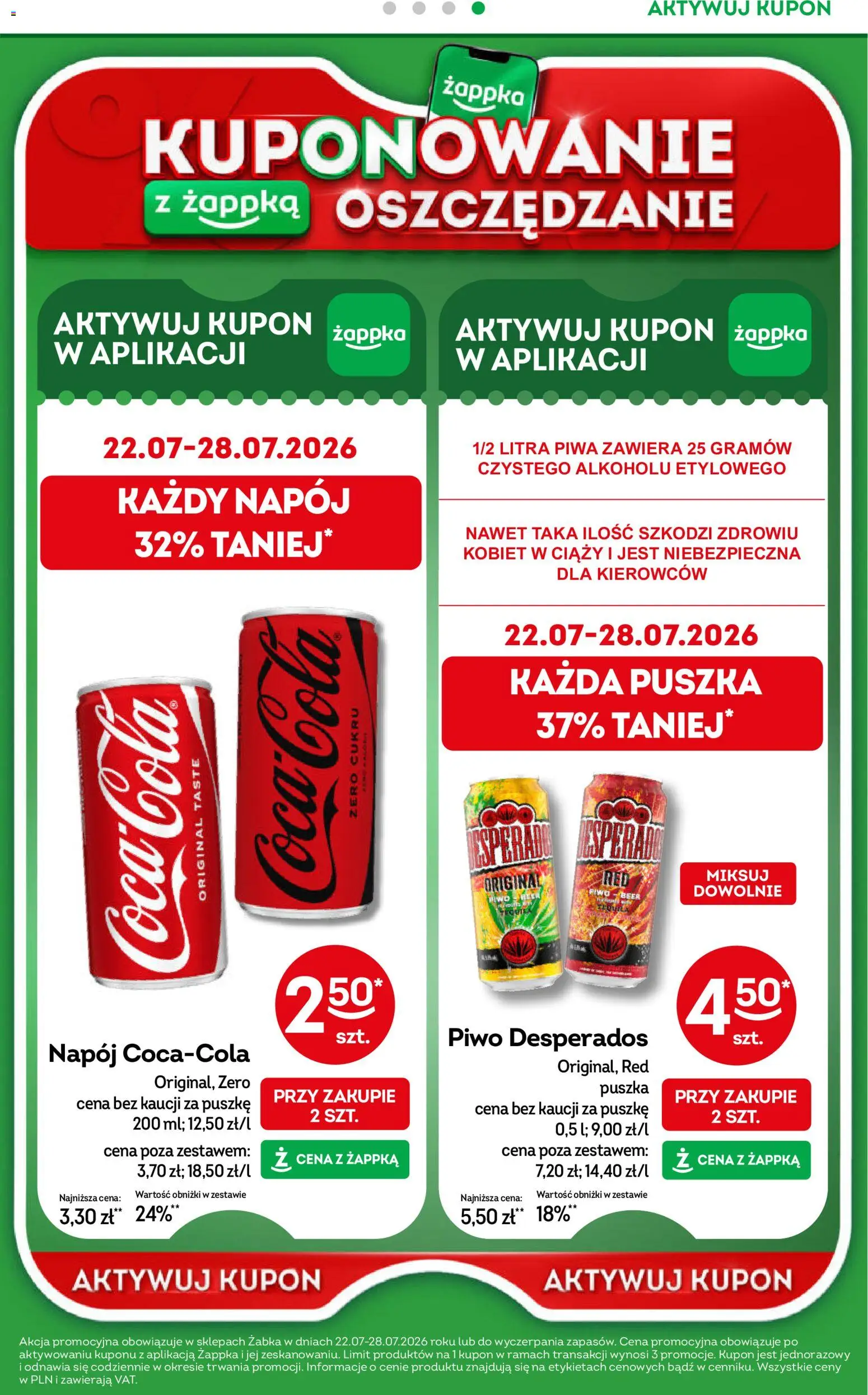 Żabka gazetka od 15.07.2026 | Strona: 51 | Produkty: Piwo Desperados, Piwo, Desperados
