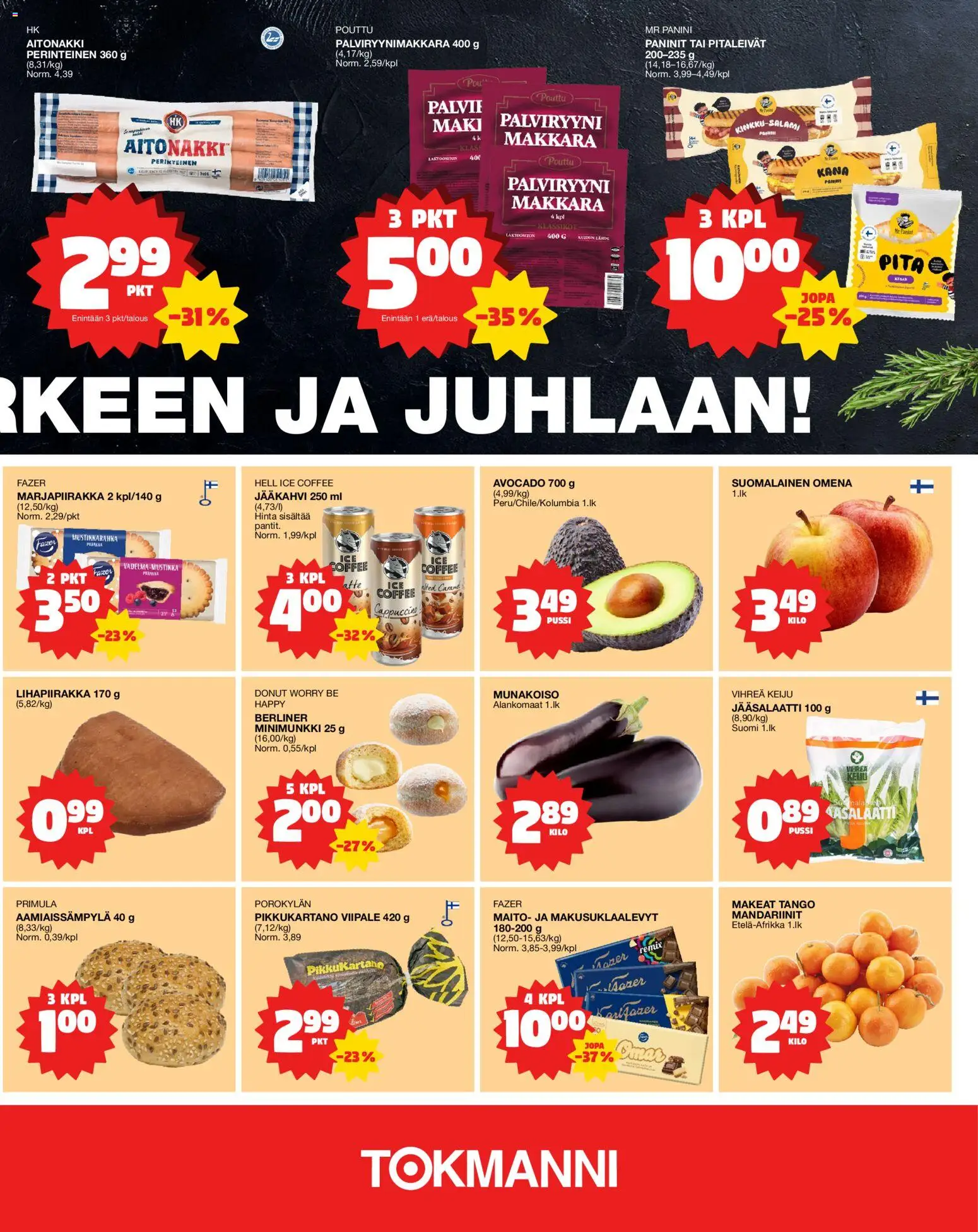 Tokmanni - Ruokasanomat – voimassa 17/09/2026 alkaen | Sivu: 3