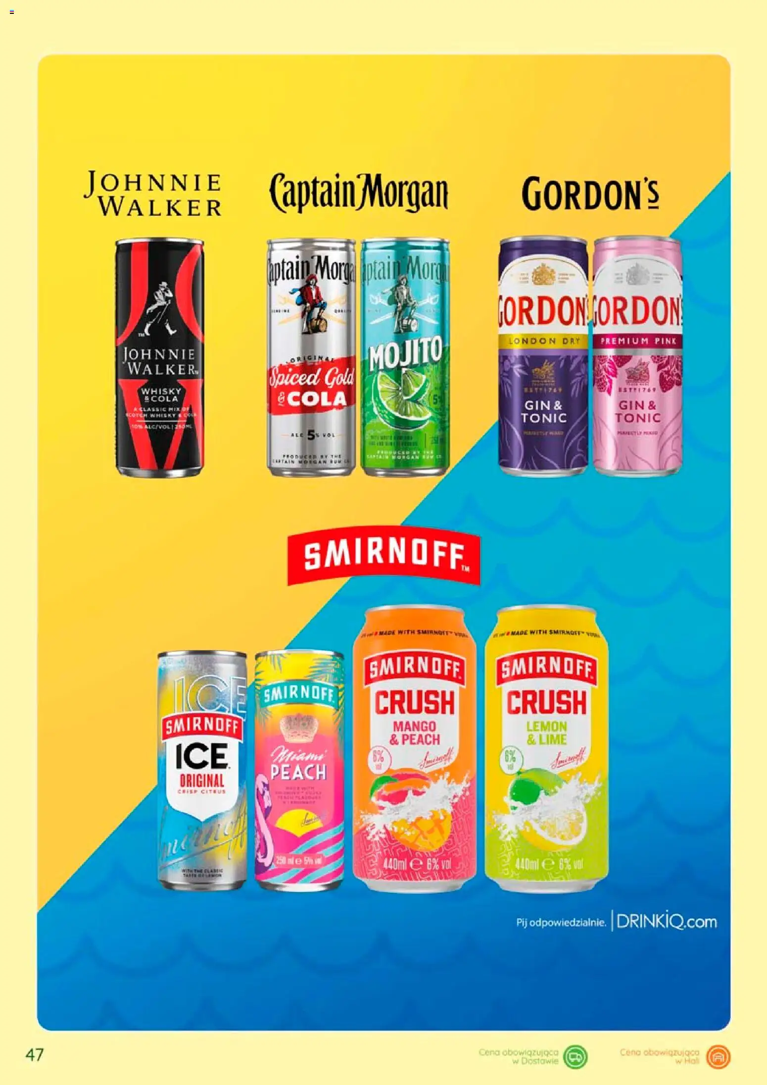 Eurocash gazetka - Katalog Alkoholowy od 01.07.2026 | Strona: 47 | Produkty: Mango, Captain Morgan, Gin, Whisky