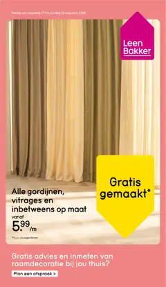 Leen Bakker folder - Voorbeeld van een folder van Leen Bakker, geldig van 17-08-2026
