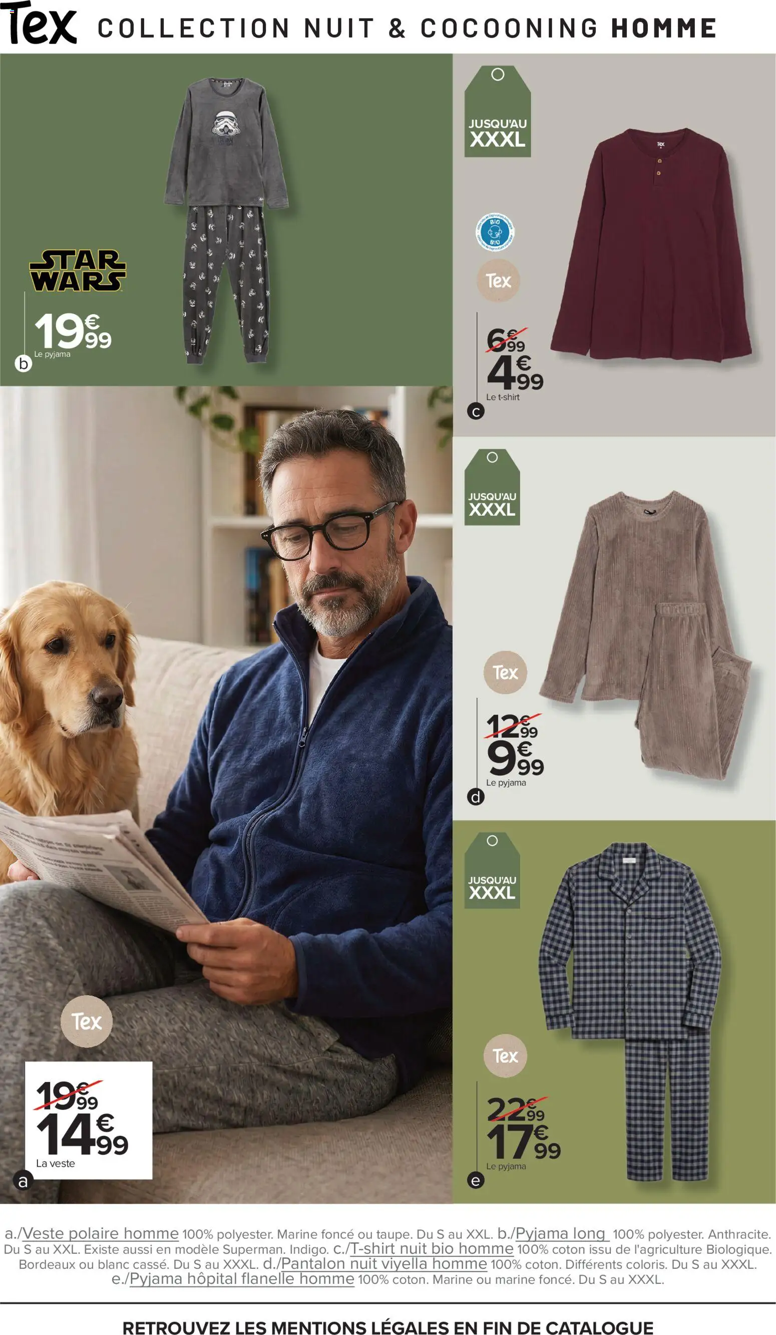 {H1} | Page: 10 | Produits: Coton, T-shirt, Veste, Pyjama