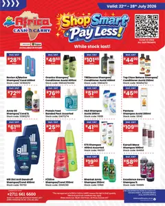 Africa Cash & Carry specials catalogue – valid from 22/07/2026