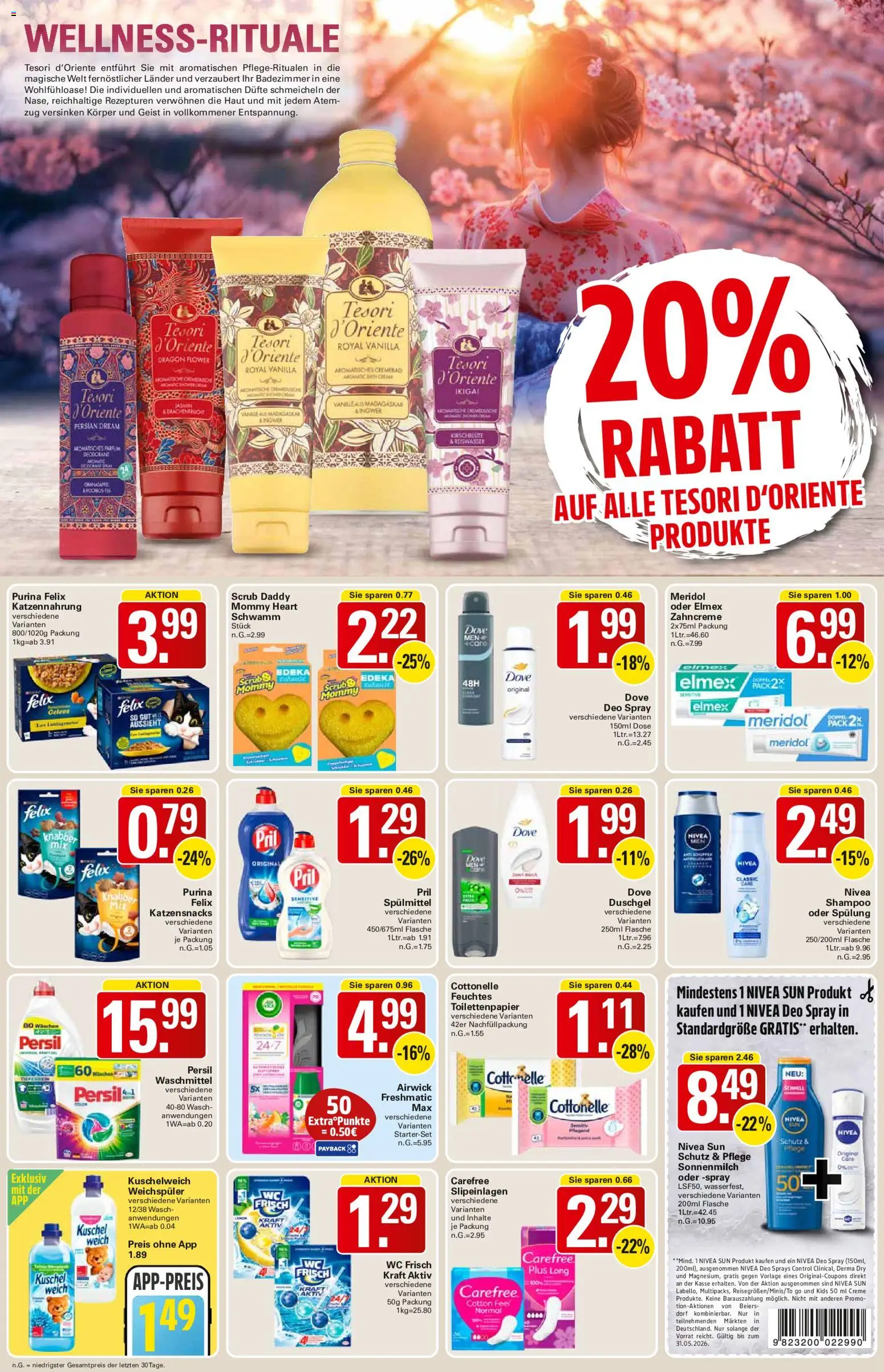 WEZ Prospekt 	 – gültig ab 11.05.2026 | Seite: 14 | Produkte: Shampoo, Waschmittel, Wc frisch, Toilettenpapier