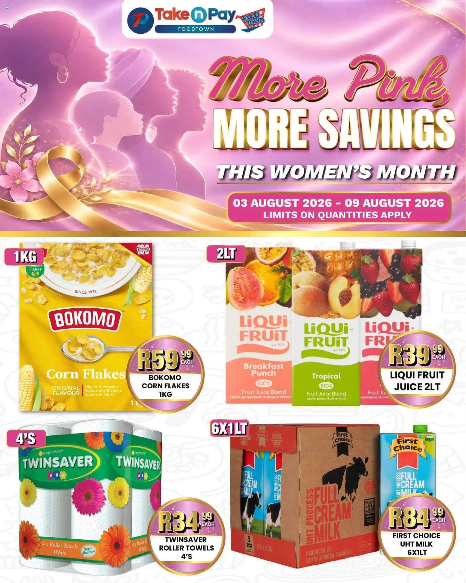 New Take n Pay catalogue – valid from 03/08/2026 | Page: 1