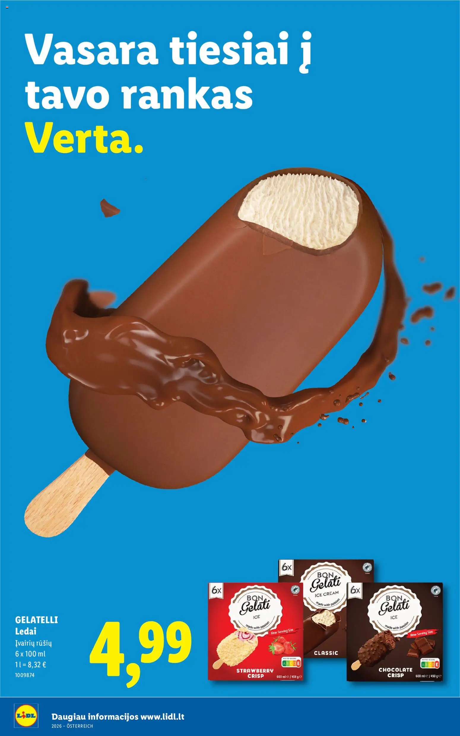 LIDL akcijos nuo 08.06.2026 | Puslapis: 14 | Prekių: Ledai