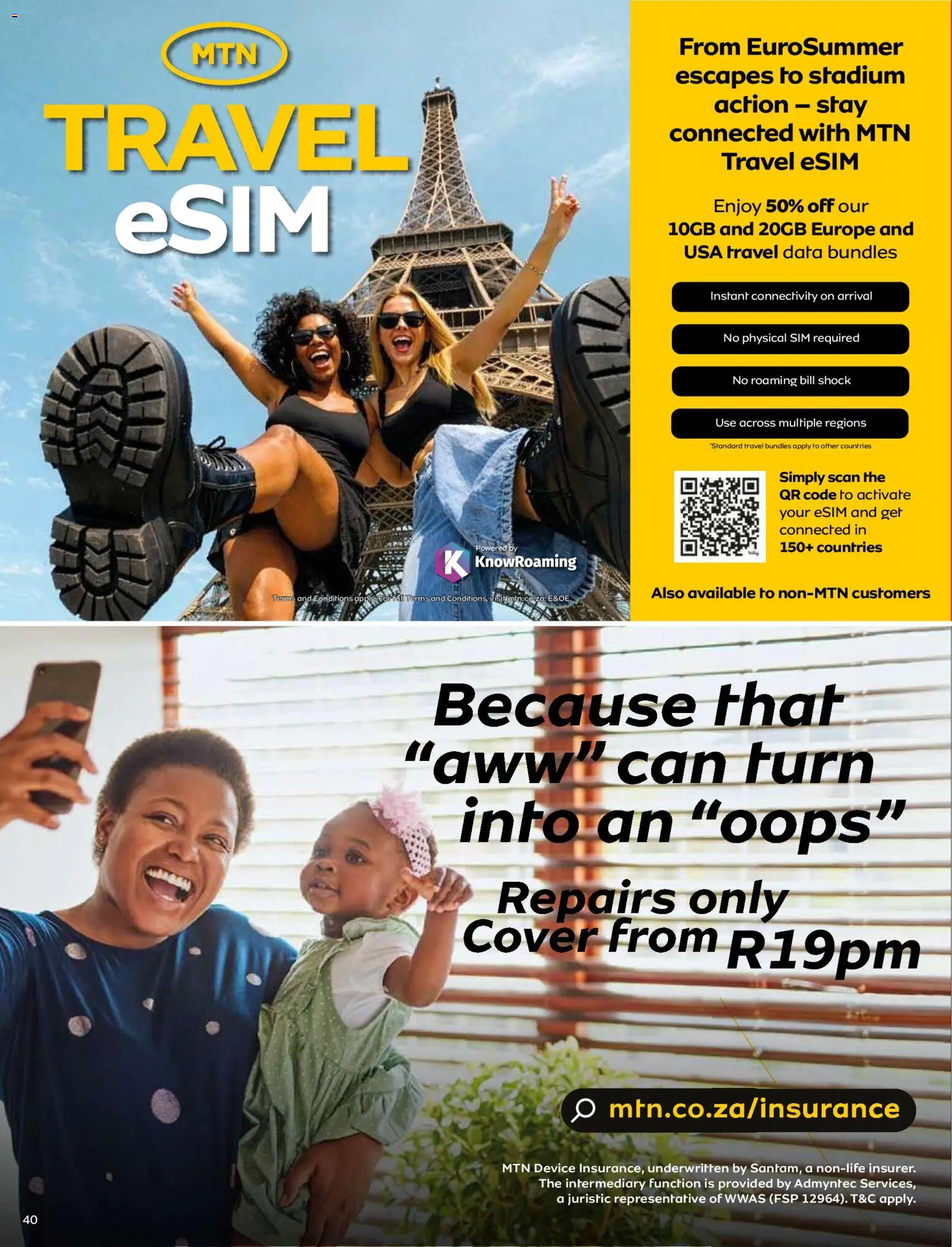 New MTN catalogue – valid from 08.06.2026 | Page: 40 | Products: Data, Sim, Cover