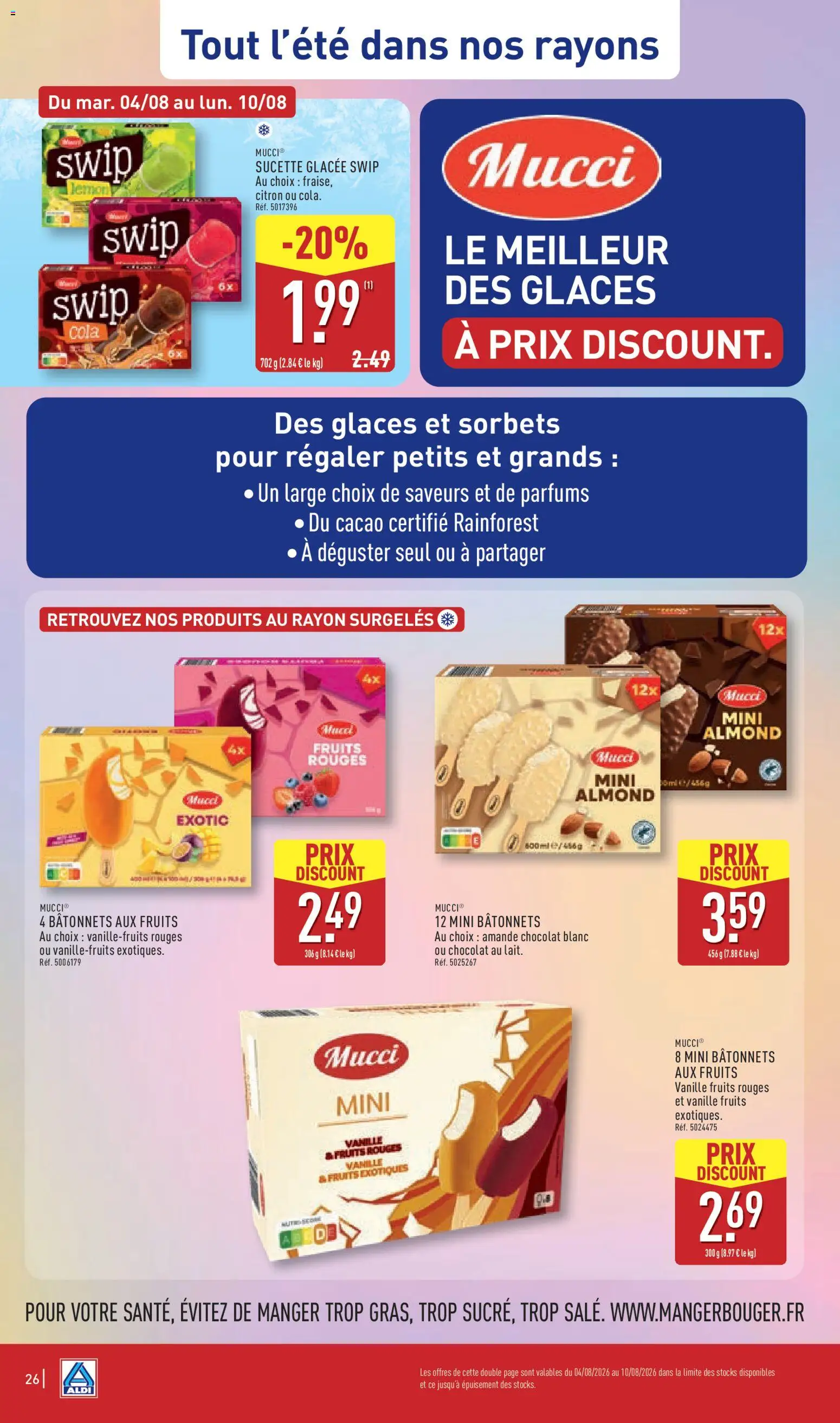 {H1} | Page: 28 | Produits: Glaces, Amande, Cacao, Chocolat