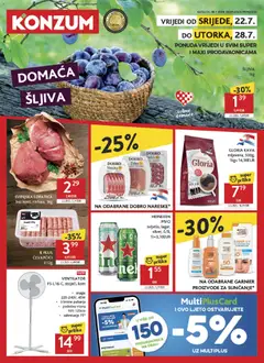Konzum Katalog - Pregled kataloga iz trgovine Konzum, vrijedi od 22.07.2026