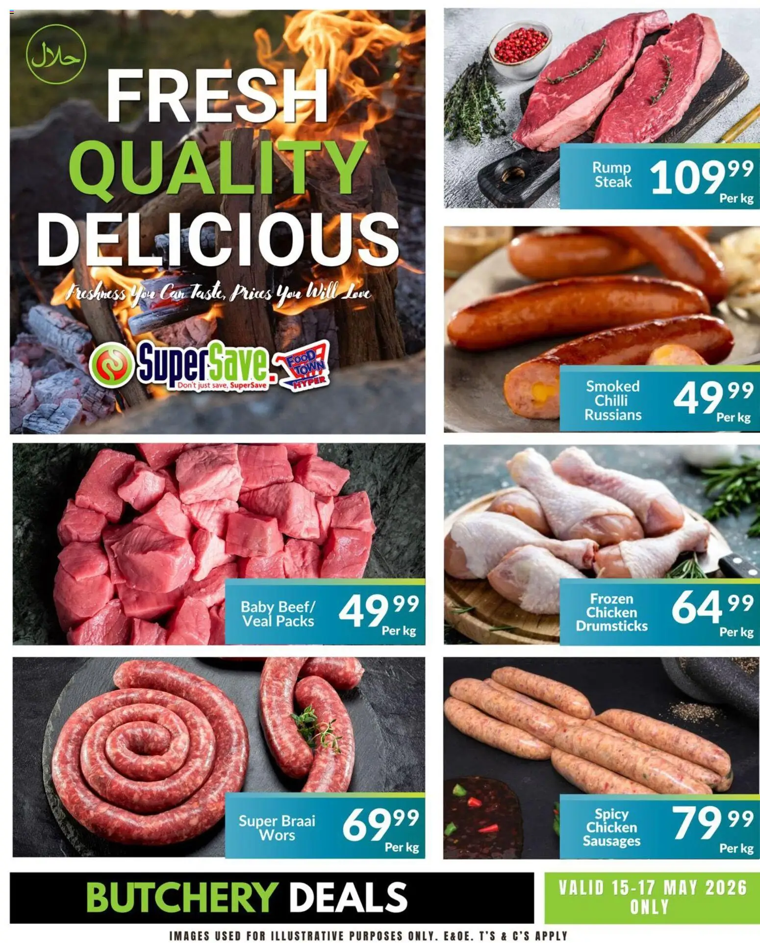New Super Save catalogue – valid from 15.05.2026 | Page: 3 | Products: Steak, Chicken, Chilli