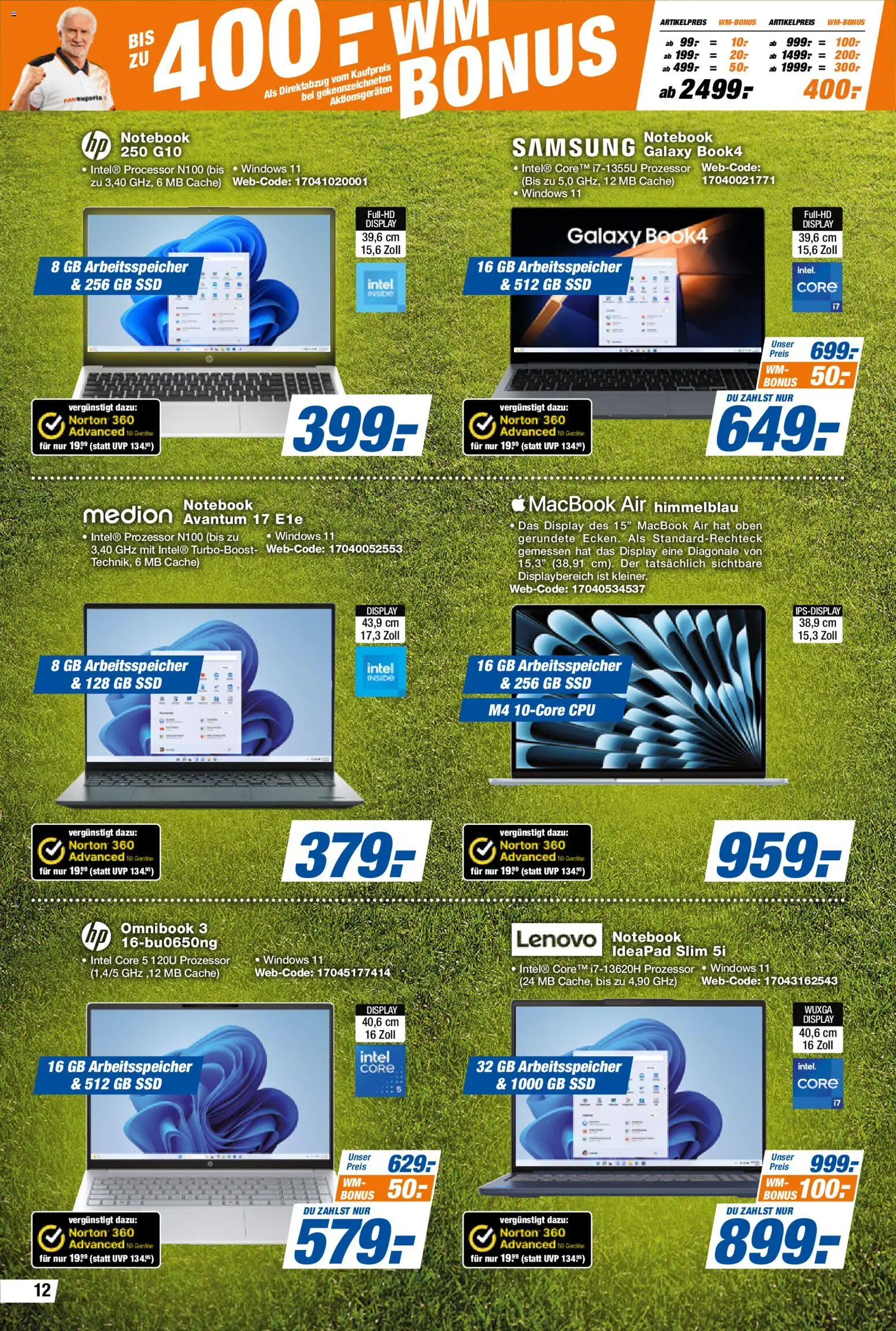 Expert Prospekt – gültig ab 29.05.2026 | Seite: 12 | Produkte: Lenovo, Macbook, Samsung, Notebook