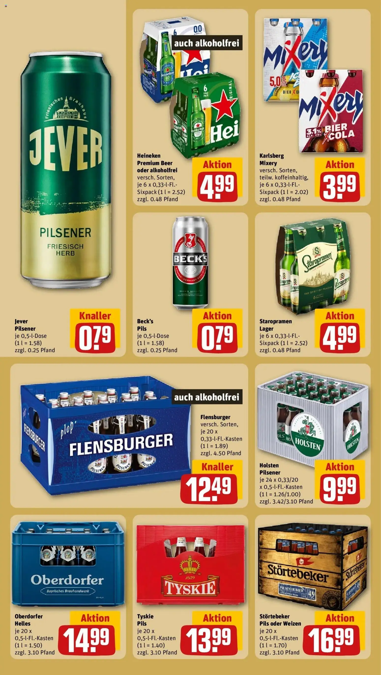 Rewe Prospekt Beverungen – gültig ab 13.07.2026 | Seite: 19 | Produkte: Tyskie, Bier, Pils, Jever