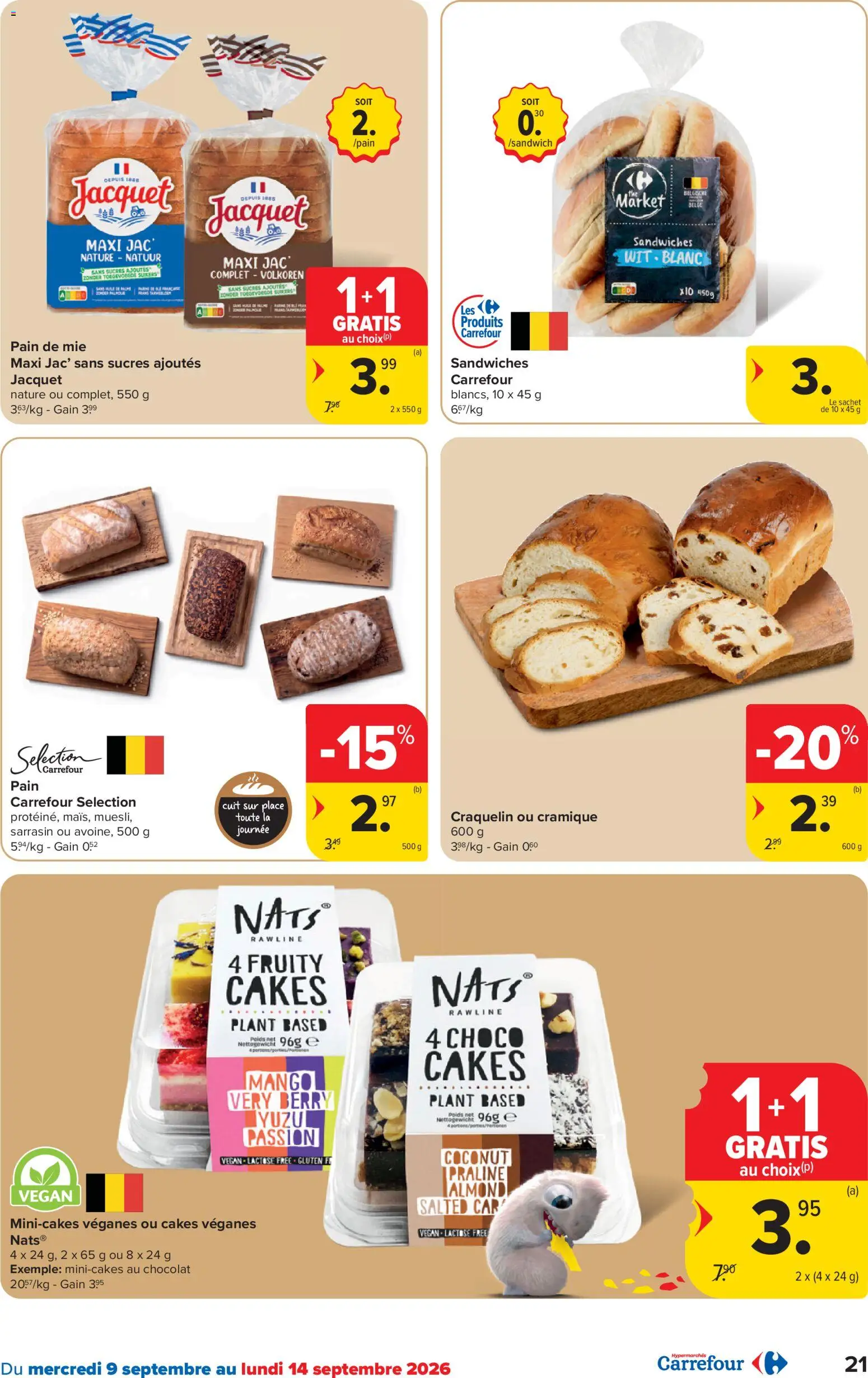 {H1} | Pagina: 21 | Producten: Sandwich, Cake, La, Mango