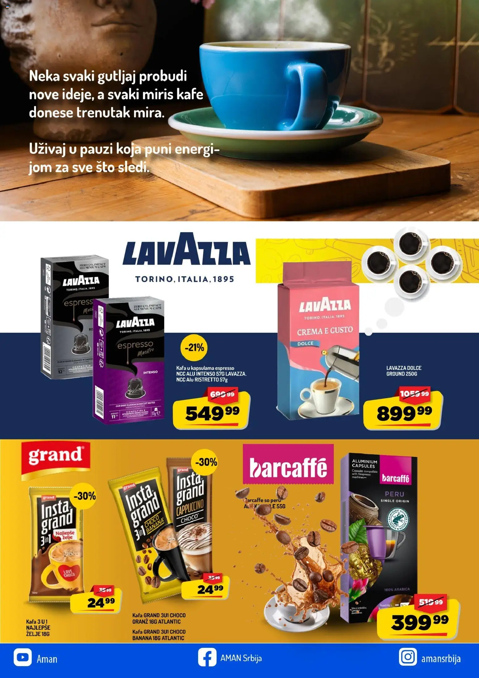 Aman katalog - važi od 01.10.2026 | Strana: 6 | Proizvode: Banana, Miris, Kafa, Nespresso