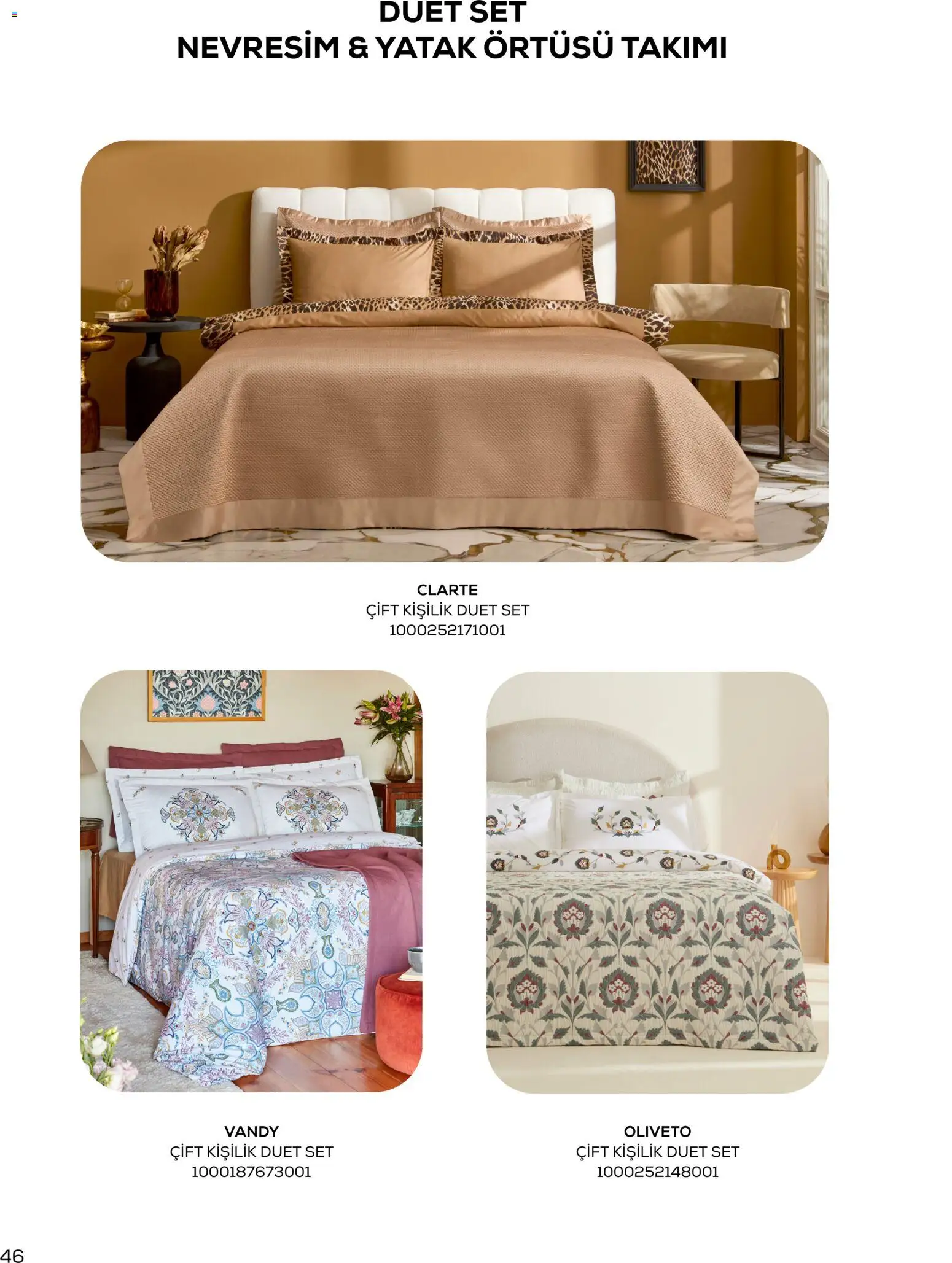 Karaca Home Katalog - 01.03.2026 tarihinden itibaren geçerlidir | Sayfa: 46 | Ürünler: Yatak, Nevresim, Yatak örtüsü