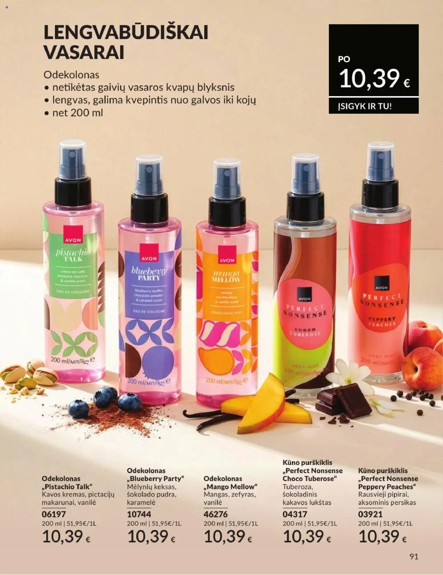 AVON akcijos nuo 2026.08.01 | Puslapis: 91