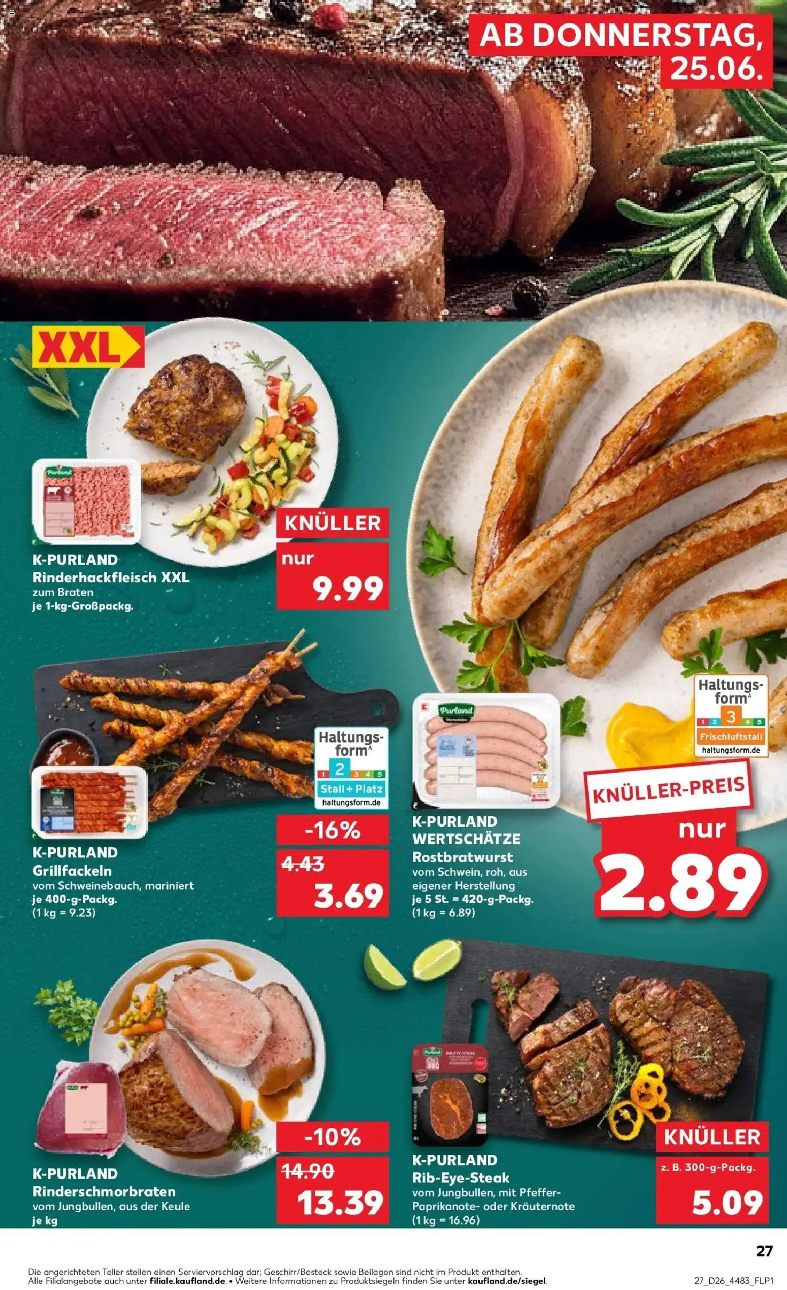 Kaufland Prospekt Krefeld – gültig ab 22.06.2026 | Seite: 36 | Produkte: Pfeffer, Steak