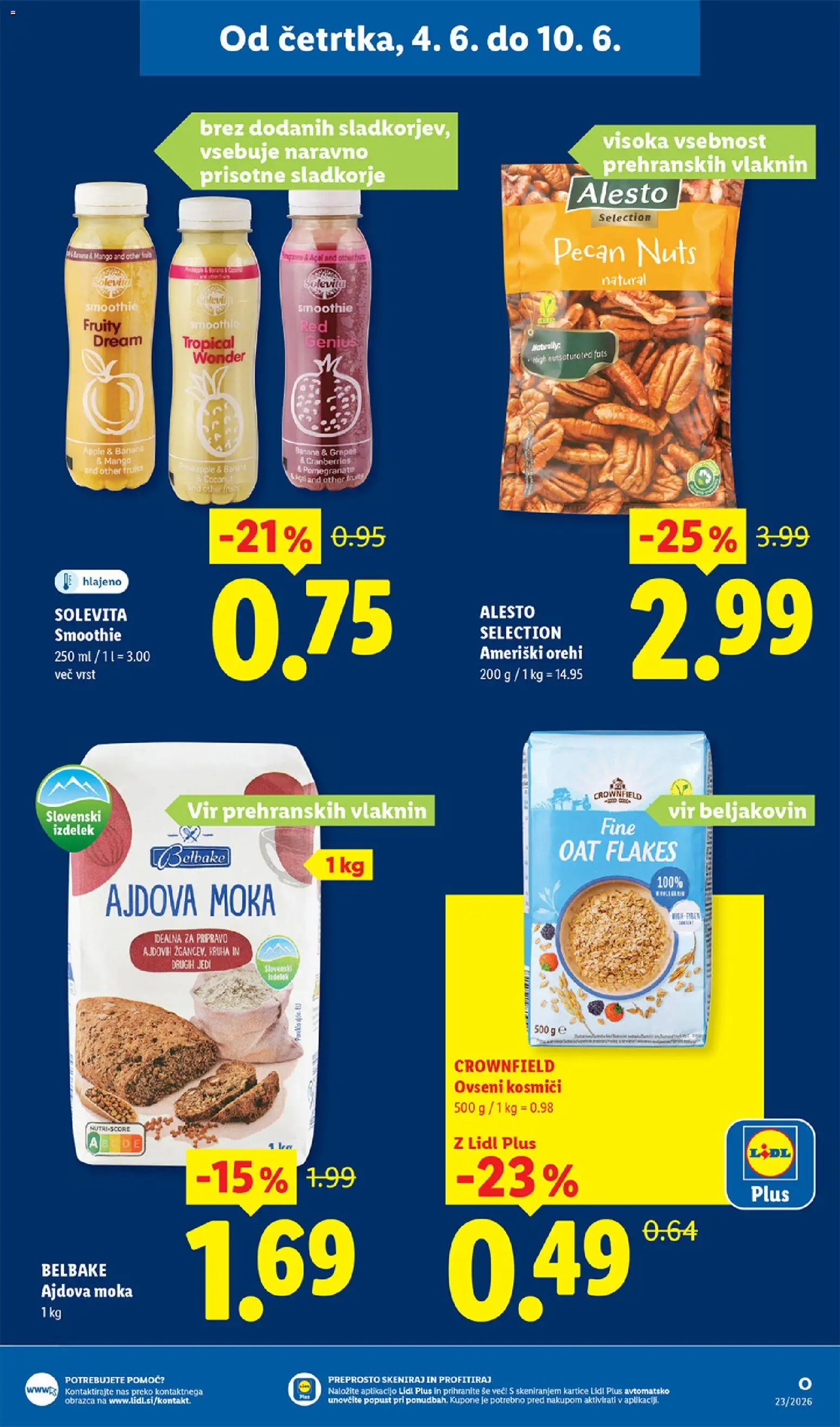 Novi Lidl katalog ponudbe – veljaven od 04.06.2026 | Stran: 27 | Izdelki: Moka, Kosmici, Mango