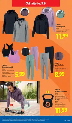 CRIVIT Sportska jakna, Komad, Veličine: za nju: 36-46 (S-L)*;, za njega: 48-58 (M-XL)* - Pregled kataloga iz trgovine Lidl, vrijedi od 07.09.2026 | Stranica: 57