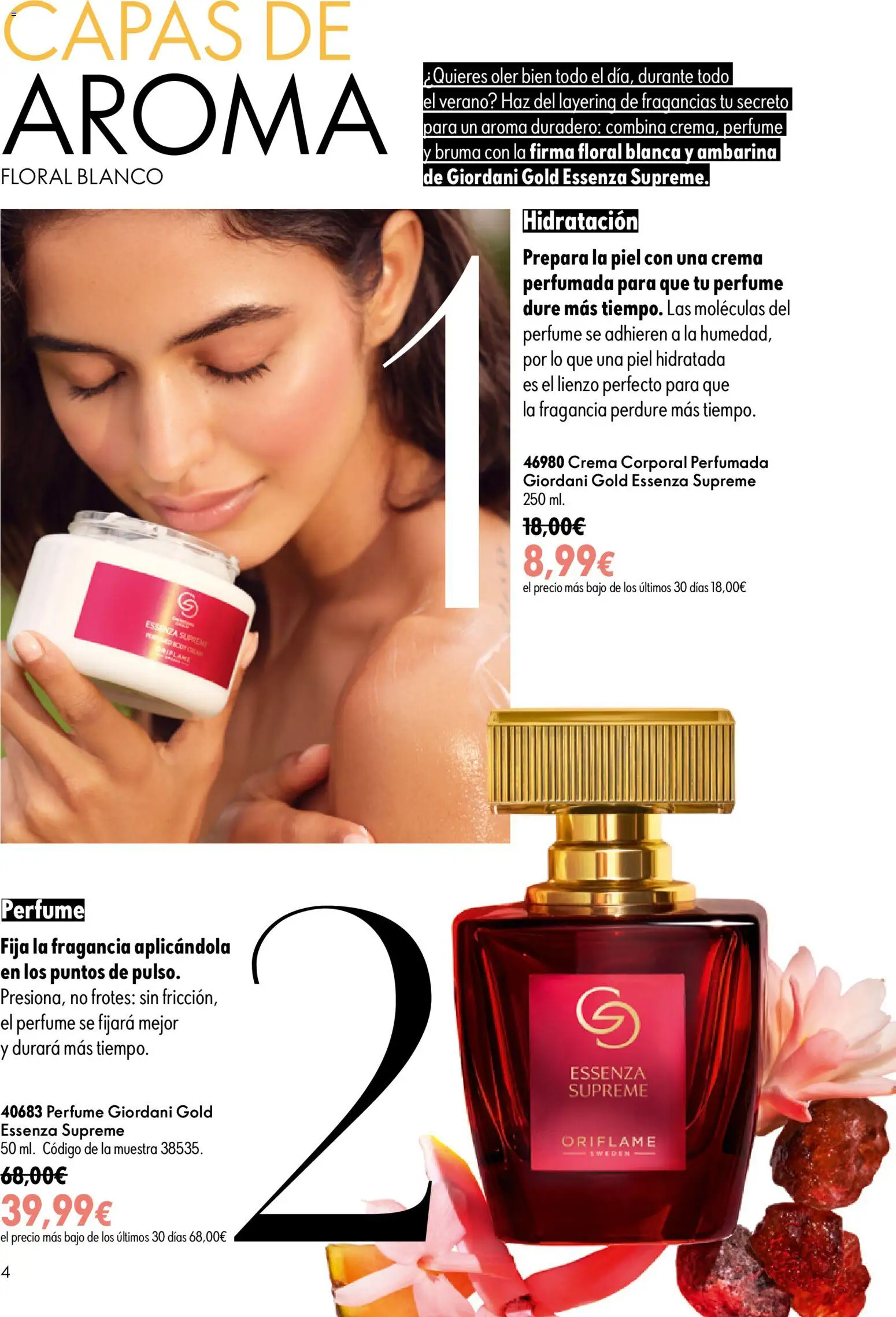 Oriflame - Catálogo Campaña 9 │ válido desde el 24/06/2026 | Página: 4 | Productos: Perfume, Fragancia, Crema