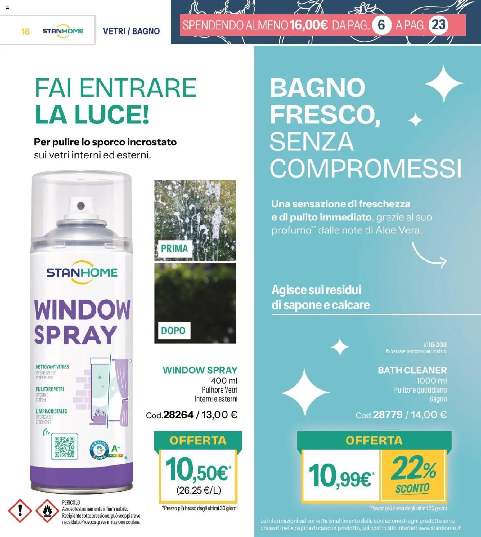 Volantino Stanhome del 20/10/2026 | Pagina: 16 | Prodotti: Tè, Lavastoviglie, Basso, Padella