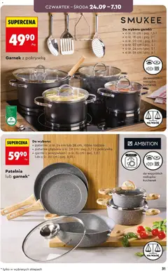 Pogląd oferty "Biedronka gazetka - Hity i inspiracje" - ważna od 19.09.2026 | Strona: 33 | Produkty: Dzbanek, Noże, Naczynia