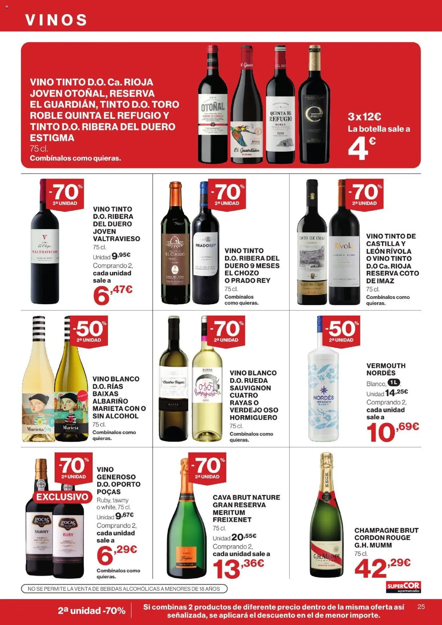 Supercor Canarias │ válido desde el 24/09/2026 | Página: 25 | Productos: Vino, Vino blanco, Bebidas, Alcohol