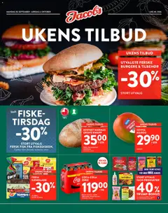Forhåndsvisning av Jacobs kundeavis gyldig fra 28/09/2026