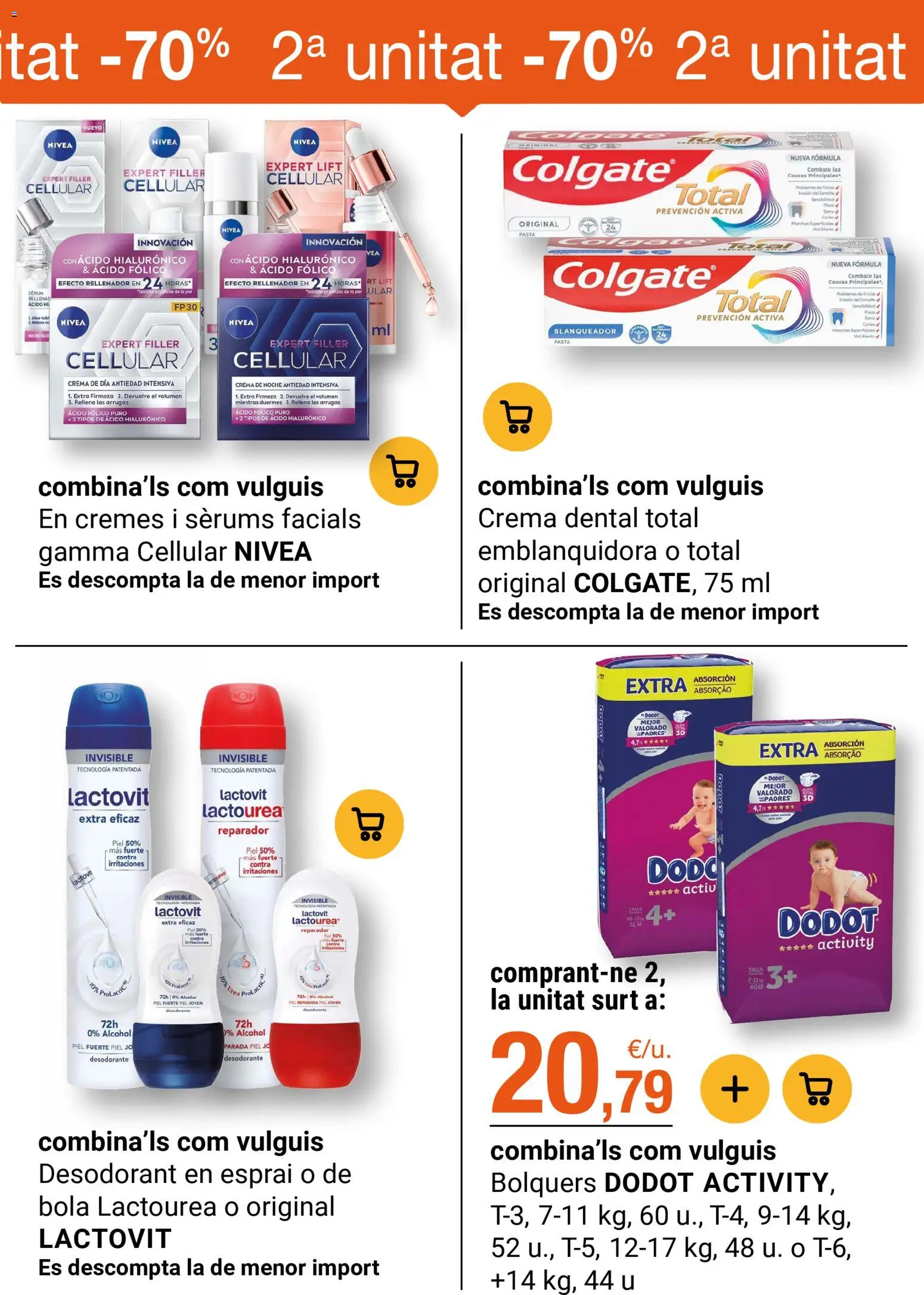 Bonpreu folleto │ válido desde el 03.03.2026 | Página: 44 | Productos: Desodorante, Pasta, Crema, Crema de noche