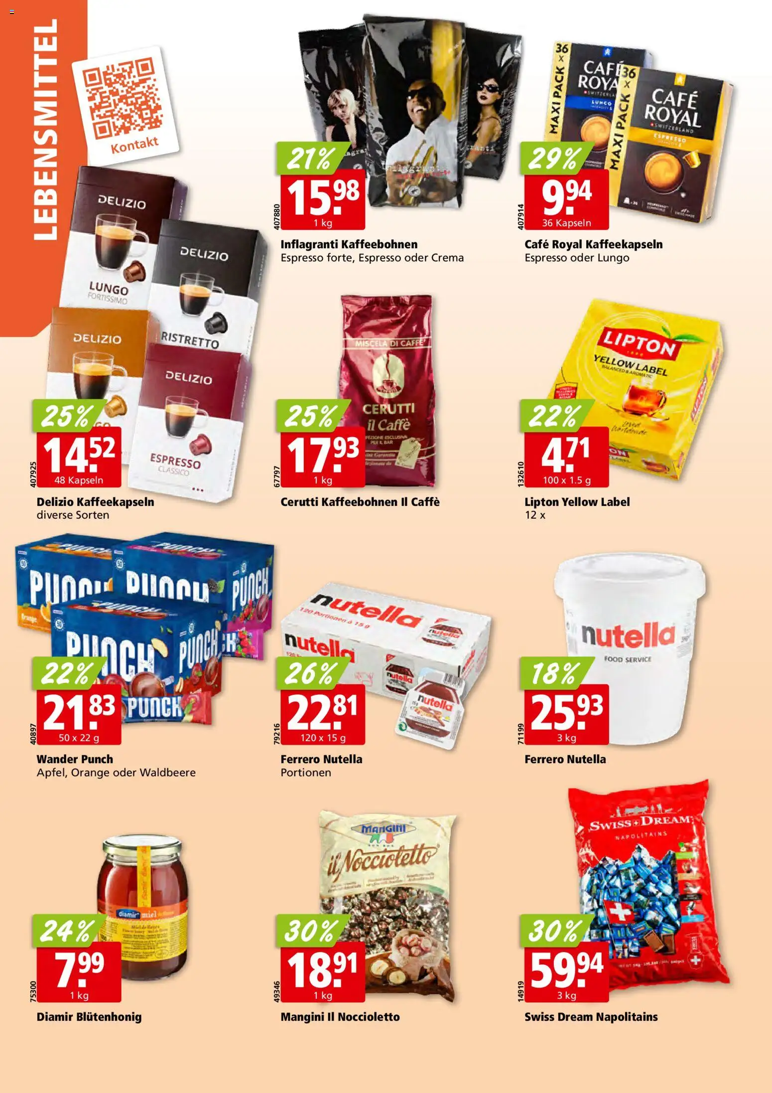 Aligro aktionen – gültig ab 19.10.2026 | Seite: 18 | Produkte: Nutella