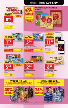 Pogląd oferty "Wafelki Góralki, 45 g, mleczny, orzechowy" - ważna od 01.09.2026 | Strona: 63