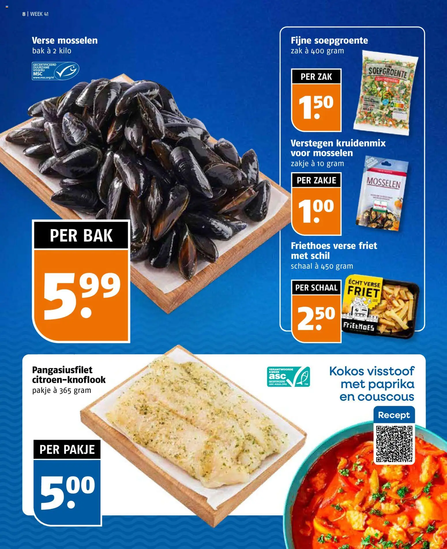 {H1} | Pagina: 8 | Producten: Schaal, Friet, Zak, Paprika
