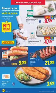 Vista previa Filete de merluza empanado, 230 g válido desde el 04.05.2026 | Página: 8